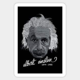 Albert Einstein 1879 - 1955 Sticker